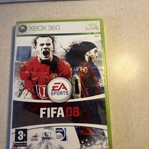 Microsoft XBox 360 Fifa 08 Soccer Game Complete